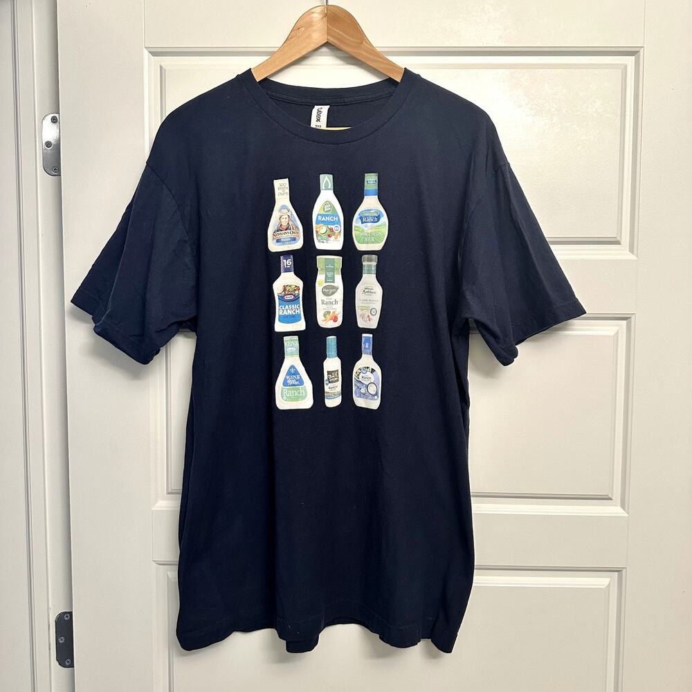 Tultex Ranch Bottle Graphic T-shirt Sz XL